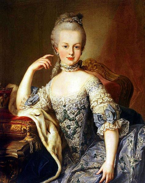 MEYTENS, Martin van Portrait of Archduchess Maria Antonia of Austria oil painting image